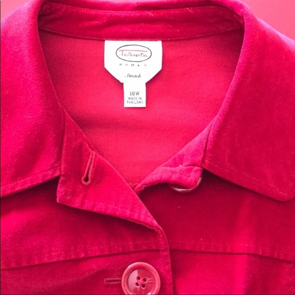 Talbots Red Jacket - Picture 2 of 7